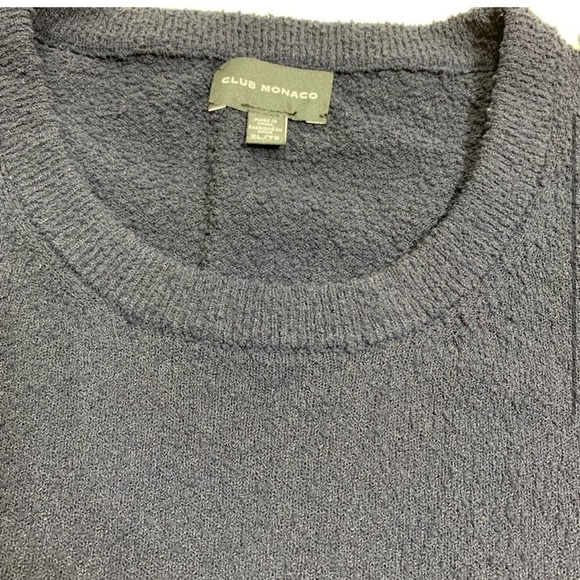 Club Monaco Dark Blue Crewneck Sweater - Picture 3 of 6